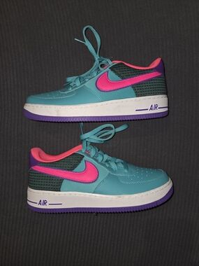 Nike Air Force 1 Cabana Hyper Pink 7y Sneakers